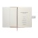 Organizer, A5, 128 sheets, a cage, the cover of the leatherette, with a knife, "Business", Blue