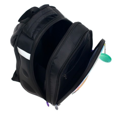 School frame backpack, 38 x 30 x 16 cm, 3D-risun, calligrata t "avocado"-12
