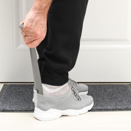 A spoon for shoes with a hook, 30 × 4 cm, metal-4