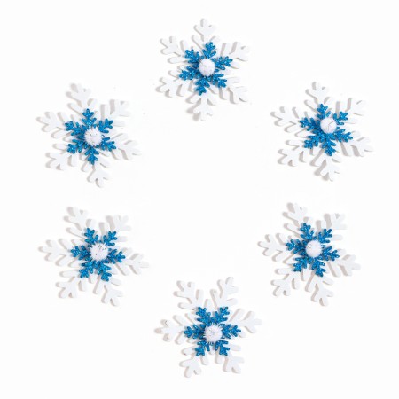Decor "Snowflakes", set of 6 pcs.