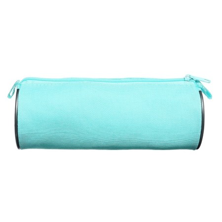 Cleaning set 10 objects (pencil case is 65 x 210 mm, pens 4 pieces Blue, ruler 15 cm, sharpener, pencil 2 pieces, textbook), turquoise-3