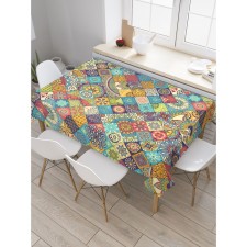 The tablecloth “Locus of the ornament”, rectangular, Saten, size 120x145 cm