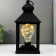 Nightlight "Lantern 3" LED from batteries 3HAAA Black 10.5x10.5x21.5 cm Risalux