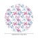 The tablecloth “Easy flight”, round, oxford, elastic band, size 140x140 cm, diameter 105-120 cm