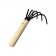 Labber, length 23 cm, 5 teeth, wooden handle, Greengo