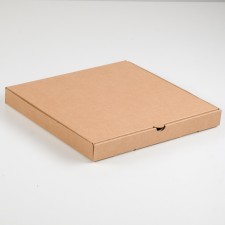 Pizza box, brown, 31 x 31 x 3.5 cm