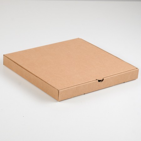 Pizza box, brown, 31 x 31 x 3.5 cm