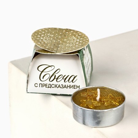 Tea candle "Festive", d = 4 cm, mix-8