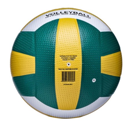 Volleyball ball atemi meteor (n), synthetic leather PVC, 18 panels, glued, circle 65-67 cm-3