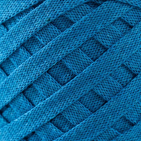 Knitted yarn "Ribbon" 85m/170 ± 5 g (blue)-2