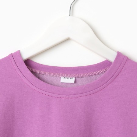 Kidsa (sweatshirt, trousers) minku lavender color, height 122 cm-6