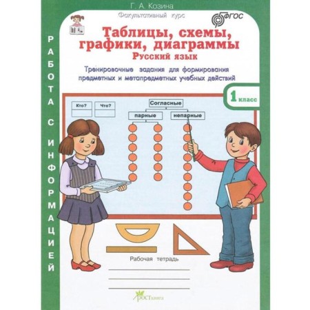 Training apparatus. GEF. Tables, diagrams, graphs, diagrams. Russian language. 1 class