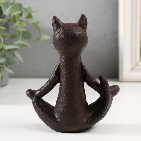 Сувенир чугун "Кот - Дзен" 10х5х12 см-2