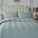 A set with a cabin "Salome", size 230x250 cm, 50x70 cm - 2 pcs, green color