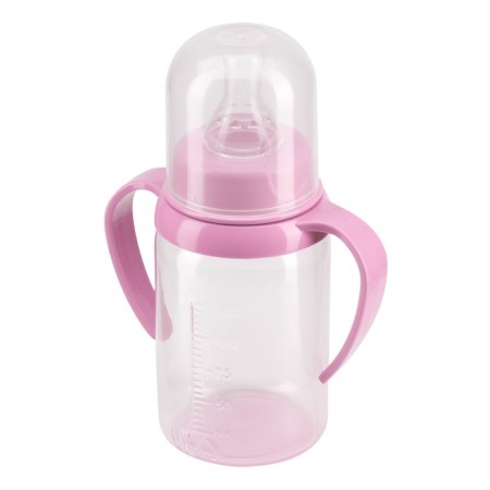A bottle for feeding with handles, color, 125 ml, from 6 months, mix-9