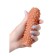 Kokos nozzle with additional stimulation, realistic, TPE, bodily, 12.7 cm