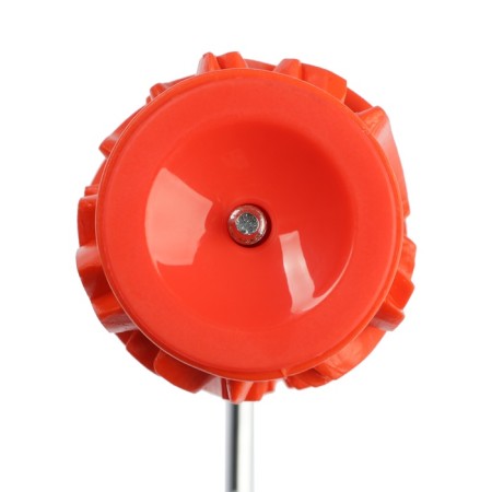Decorative tundra roller, rubber, "roses", handle d = 6 mm, 180 mm-7