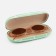 Case for glasses on the cracker, green color