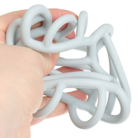 Silicone Bitter "Ball", gray color, Mum & Baby-5