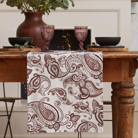 Walking on the Ethel Patterns table 40x149 cm, 100% cotton, sarzha 190 g/m2-1