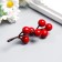 Decor for creativity "A twig with berries 7 berries" set 10 pcs 9.3 cm