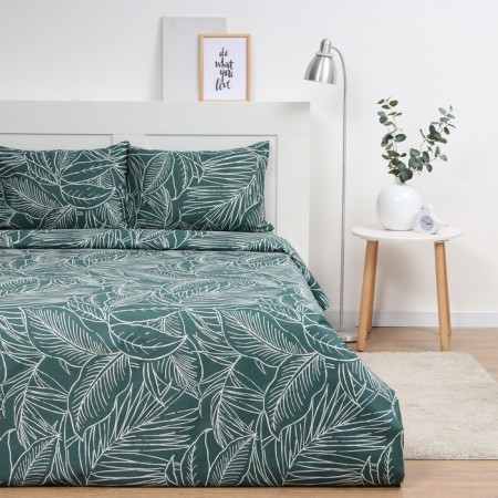 Bed linen 1.5p Steas and I “Leaves” 143*215cm, 145*214cm, 50*70cm-1pcs, 60g/m2, microfiber
