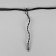Garland "fringe" 1.8 x 0.5 m, IP20, dark thread, 48 LED, warm white glow, 8 modes, 220 V
