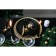 Porcelain dish for feeding magistro pietra lunare, d = 21 cm, black color