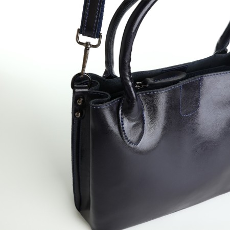 Bag-tout on lightning, the color is dark blue-6