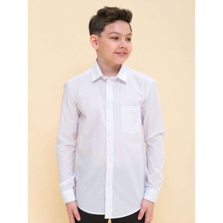 Surchashka upper for boys, height 146 cm, white color