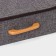 Storage box with LadoM Ladom "Ron", 32 × 25 × 11 cm, color gray color