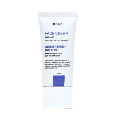 Cream-cream for mature skin MILV update and meals, 40 ml-1