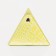 Monetnik on the button, yellow color