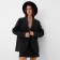 Women's jacket with buttons on the back MIST, R.L-XL, black