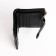Women's wallet on the button, black color