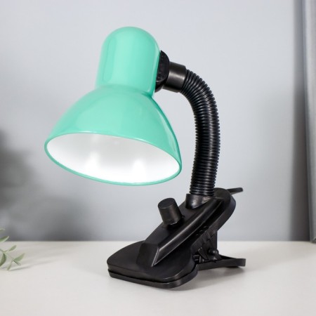 E27 desktop lamp, light regulatory, on a clamp (220V) green (108a) Risalux