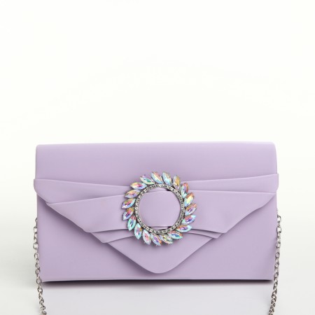 Female bag on a magnet, lilac color
