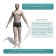 Elastic bandage on the ankle joint Ttoman as-E01, beige color, size XL