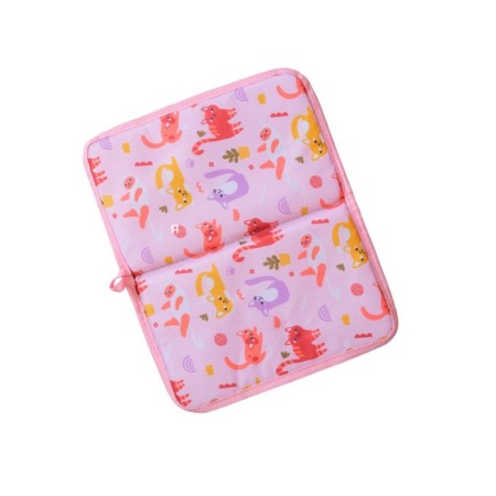 Garbage rug, "cats", 30x36 cm, for retraining, pink