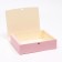 The box is folding, pink, 25 x 20 x 5 cm