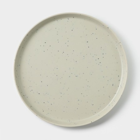 Dish "marble", d = 20.5 cm, gray color
