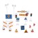 Set of gaming "Road Service", cars 12 pieces, road signs, playing field
