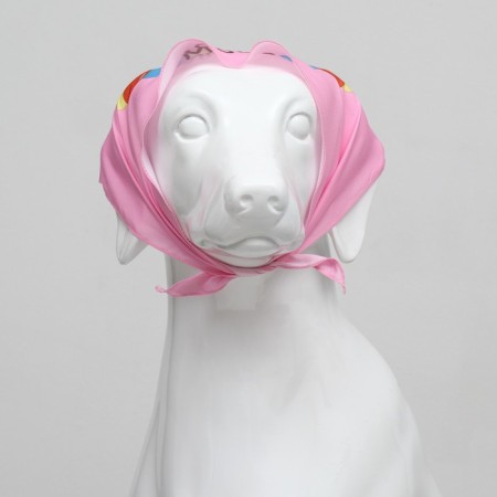 Animal scarf "Happy birthday", 15 x 12 x 1 cm, pink-5