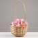 Wicker basket, 20 x 11/35 cm, bamboo