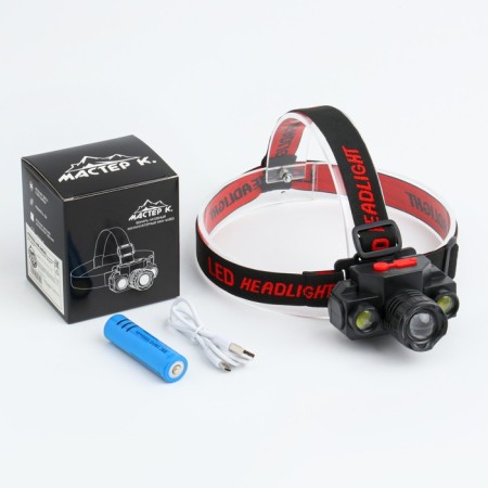 Lantern of the Battery "Master K", 3 modes, from USB, 5 x 8 cm-2