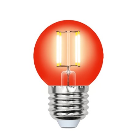 LED LED Uniel, E27, 5 W, red glow