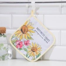Sunflower of the “Sunflower” 17x17cm Gabardin, 35% cotton, 65% p/e, Vatin 250g/m2