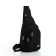 Backpack-sling, 17*8*30 cm, 2 lightning departure, 1 n/k, black
