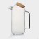 Glass jug with a cork cover Bellatenero "Eco", 1.8 l, 17 × 10.5 × 22 cm