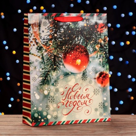 Laminated vertical "Cozy holiday!", 33 x 42 x 10 cm-3